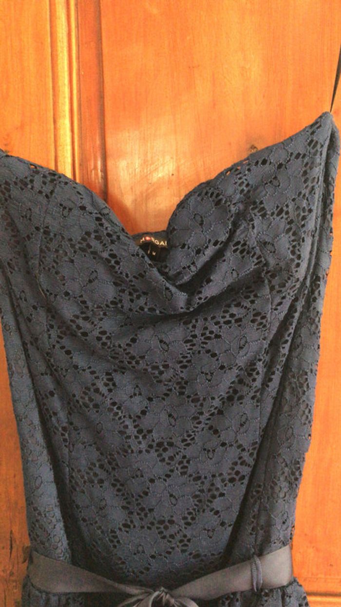 Morgan robe bustier taille M couleur bleu - photo numéro 2