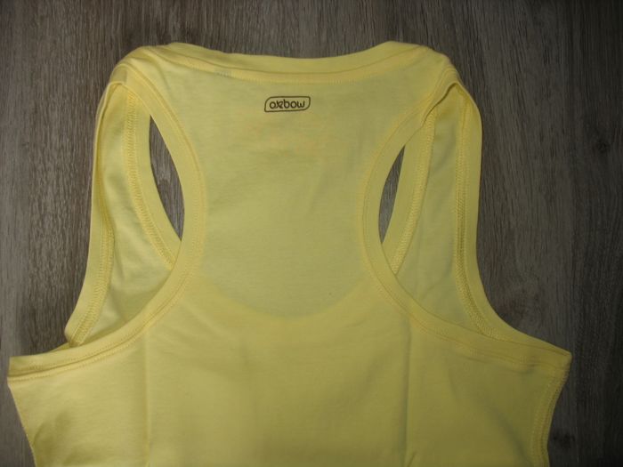 DÉBARDEUR JAUNE "OXBOW" - TAILLE 3 - n°04 - photo numéro 4