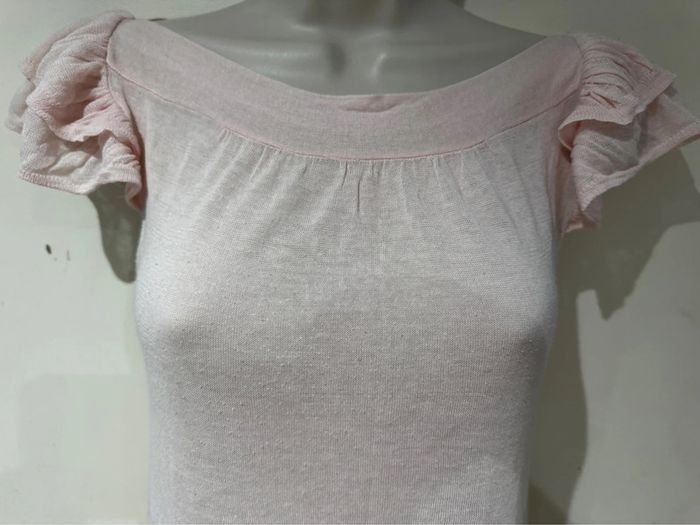Robe rose transparente naf Naf Taille XS - photo numéro 3