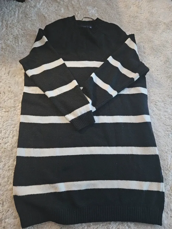 Robe pull a rayure - photo numéro 2