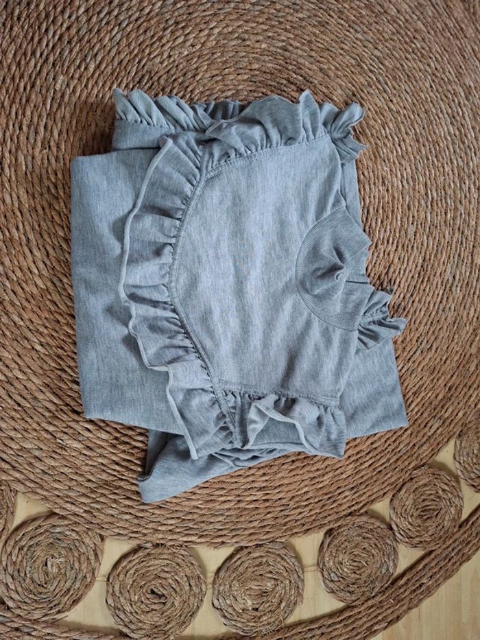 Pull fin H&M taille 40 gris clair - photo numéro 6