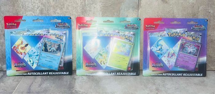 Lot de 3 tripack Pokémon évolutions prismatiques 8.5 - photo numéro 2