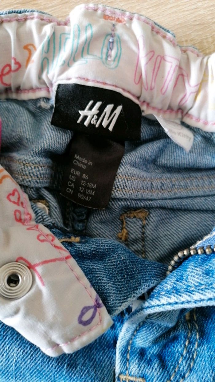 Jean hello kitty H&M 12/18mois - photo numéro 4