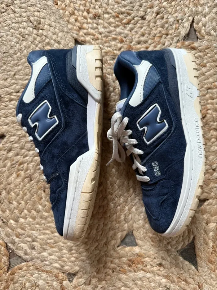 New balance 550 marine - taille 39,5 - photo numéro 3