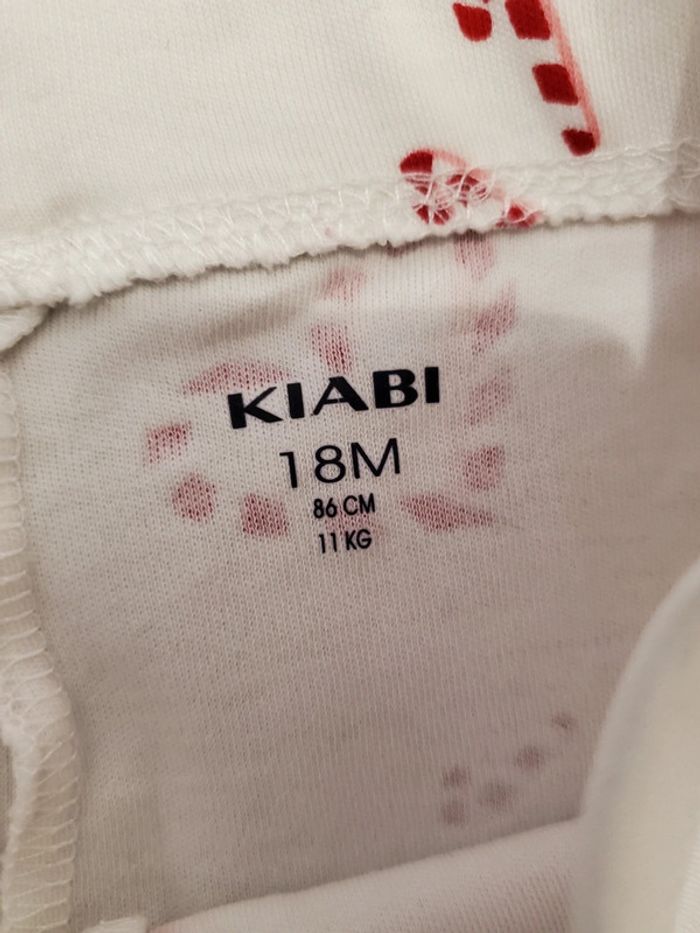 Ensemble ou pyjama motif sucre d'orge 18mois - photo numéro 5