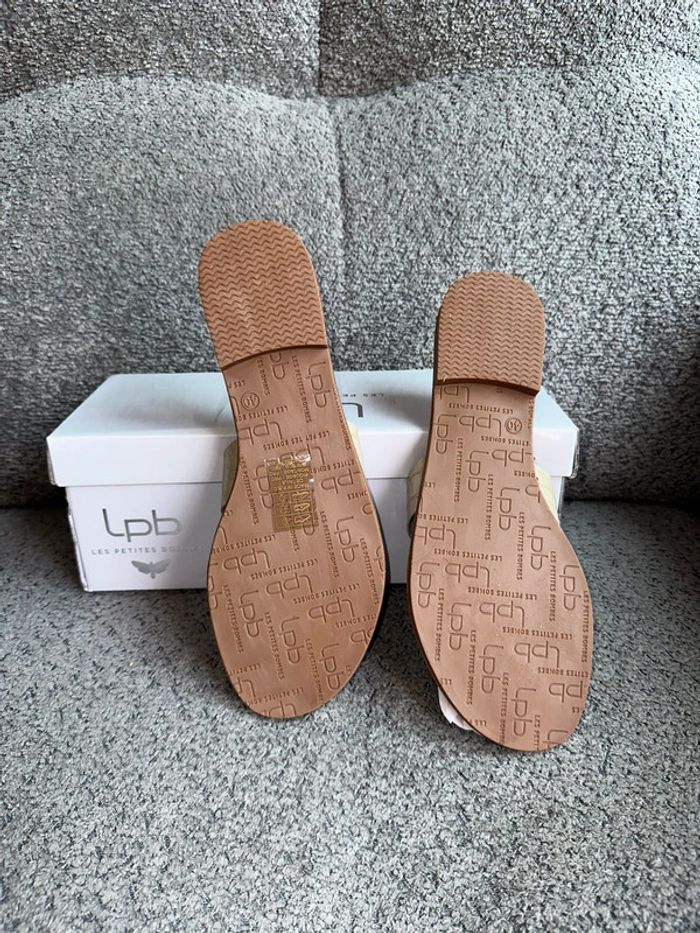 Mules/sandales/claquettes croco vert Les Petites Bombes - photo numéro 2