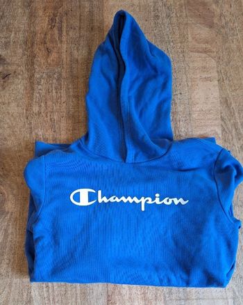 Sweat garçon bleu 14 ans Champion