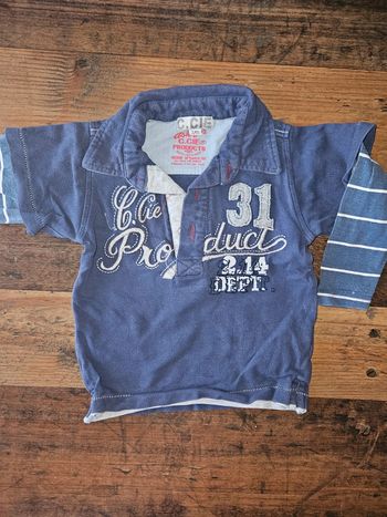 Polo manches longues 3ans garçon