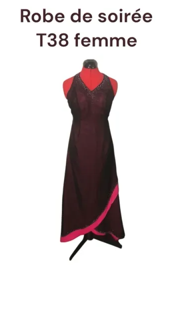 Robe de soirée T38 femme 👗