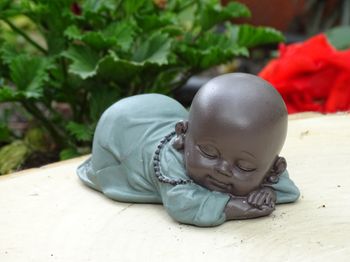 Bébé moine dormeur