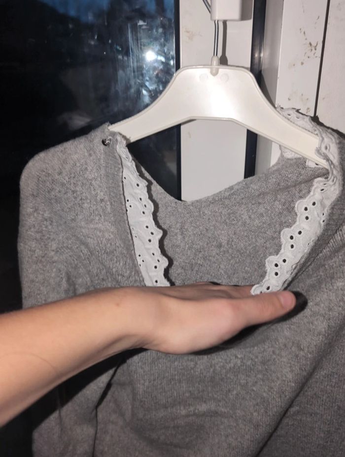 Pull gris Gémo - photo numéro 2