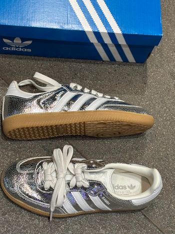adidas originals SAMBA OG Argenté 37