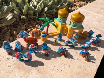 Figurines Kinder Surprise 1993 Les Squalibabas requins bleus