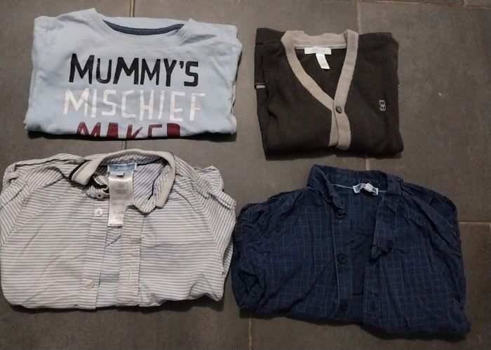 Lot manches longues garçon