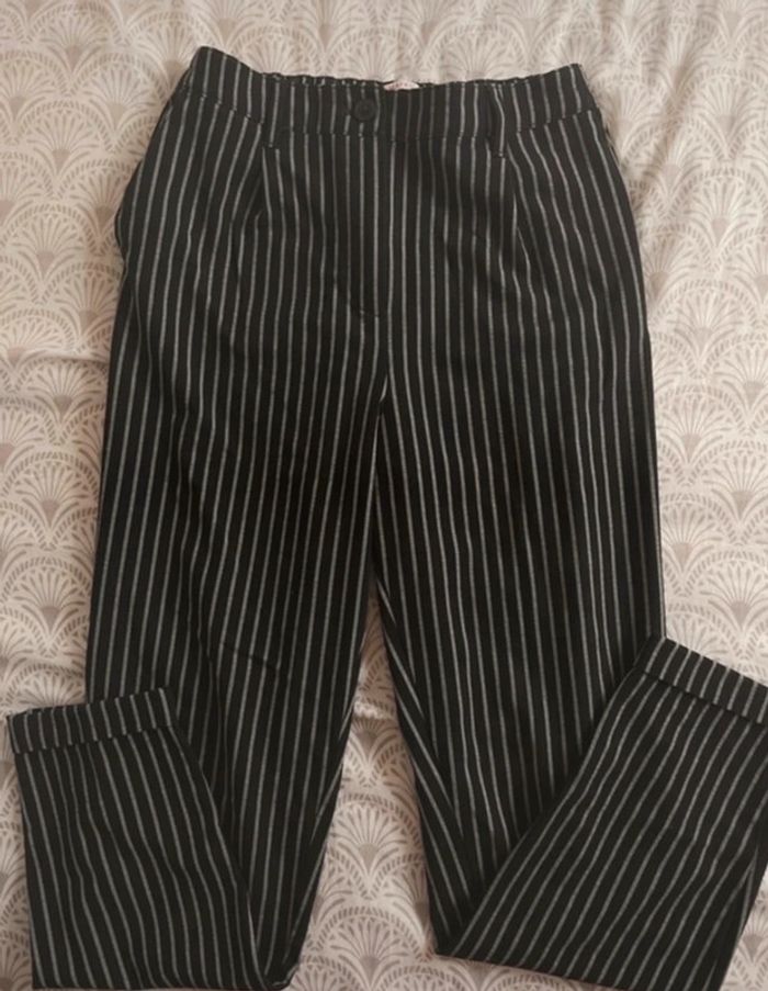 Pantalon de costume rayé - photo numéro 2