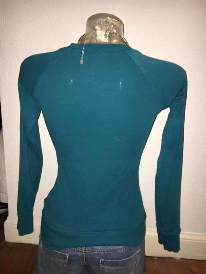 T-shirt manches longues bleu canard pimkie - photo numéro 2
