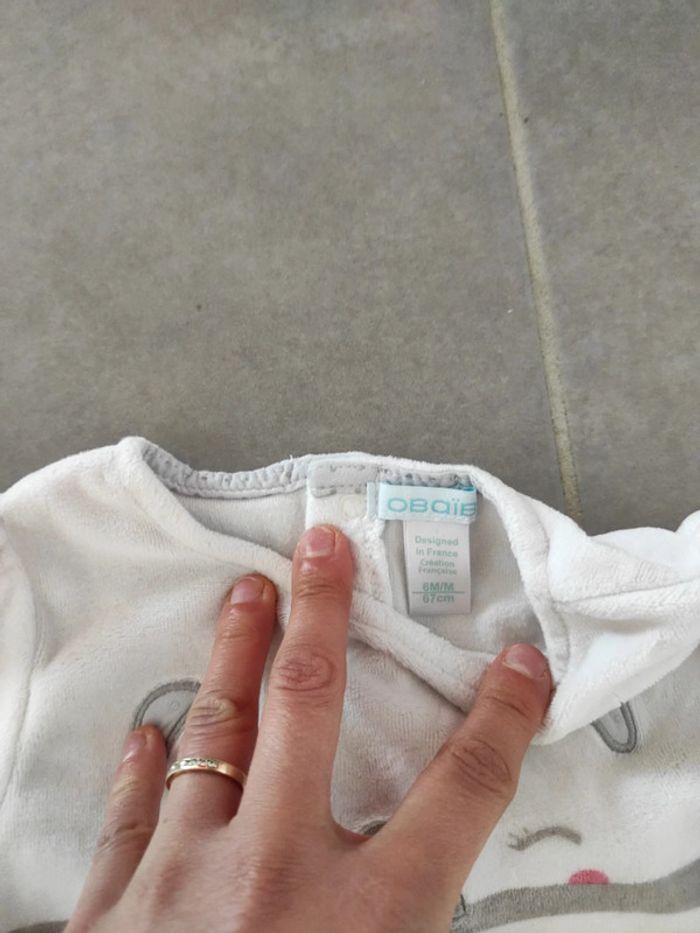 Pyjama 2 pièces Obaïbi 6 mois - photo numéro 4