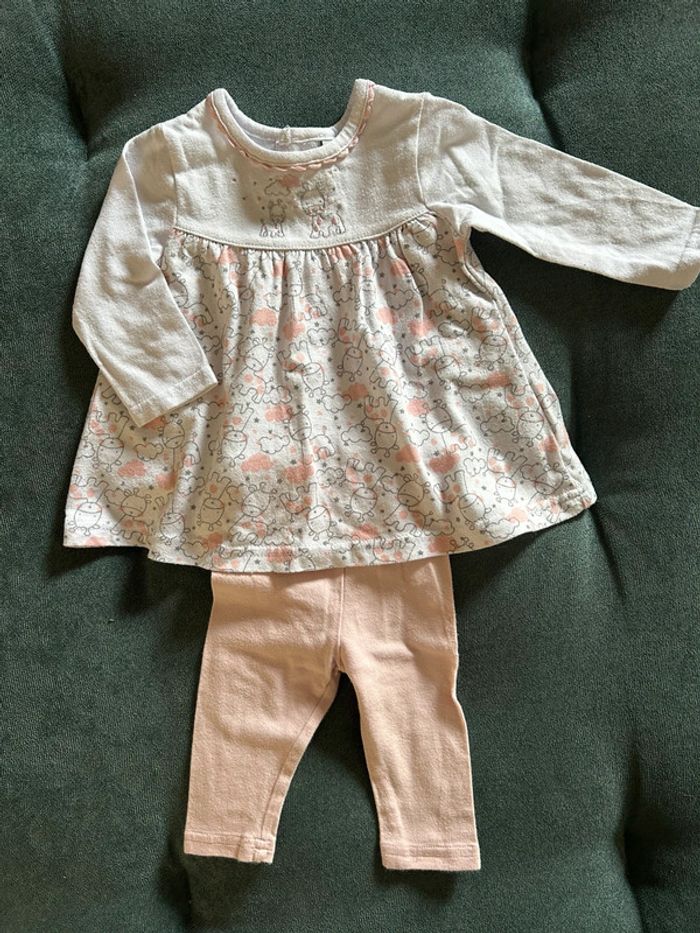 Ensemble robe et legging 3 mois