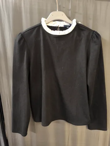 307566 pull noir femme M kiabi