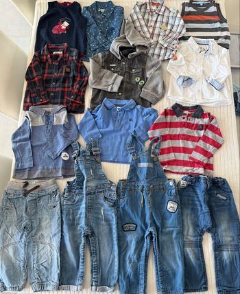 Lot de 14  vêtements garçon 18 mois 