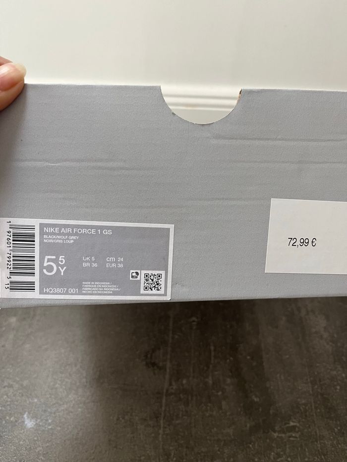 Basket neuves Nike air force 38 - photo numéro 3