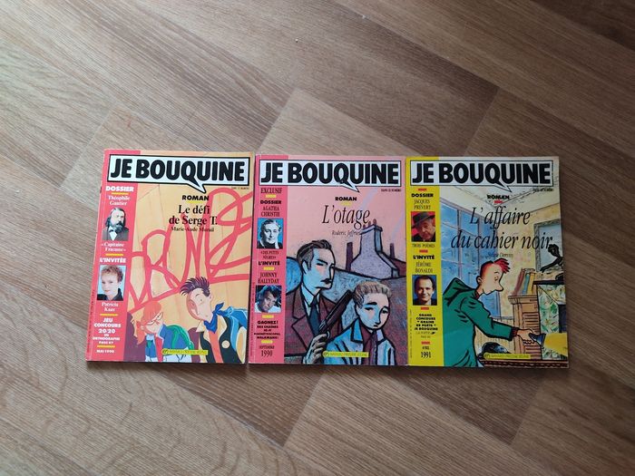 Lot 3 magasines Je bouquine