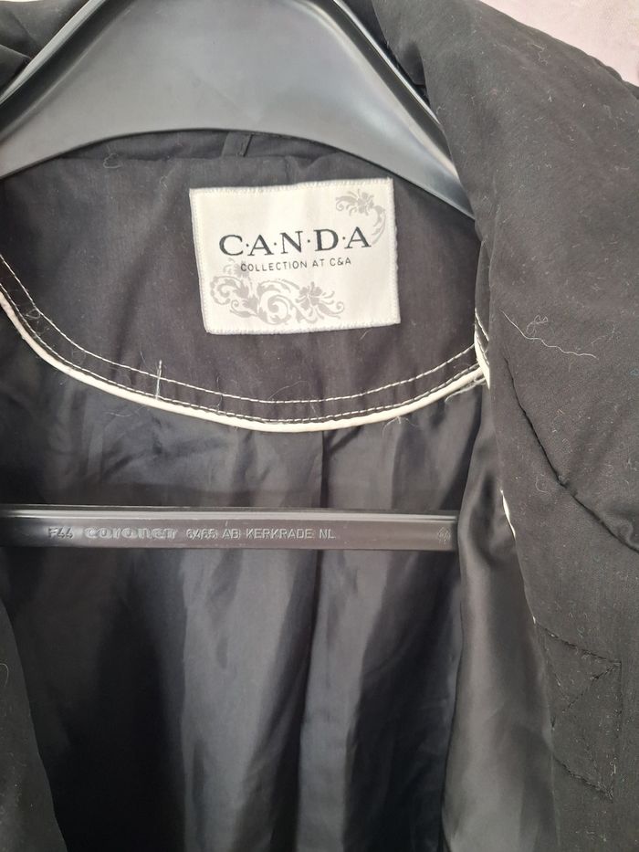 Veste femme chaude Canda noir Taille L très bonne etat - photo numéro 3