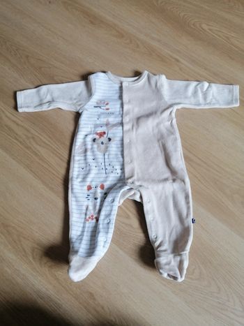 Pyjama velours 6 mois