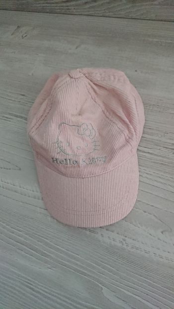 Casquette rose hello kitty