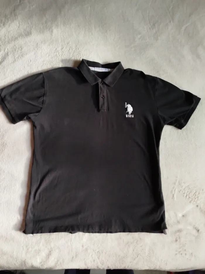 Polo US Polo Assn 2XL noir - photo numéro 7