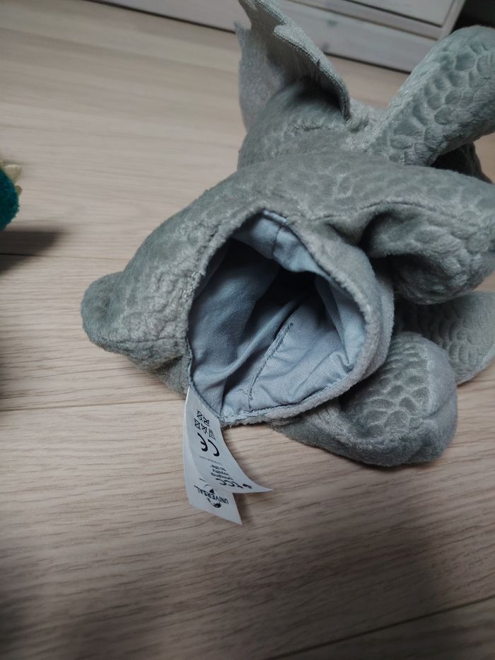 Lot de 3 peluches marionnettes dinosaures - photo numéro 3