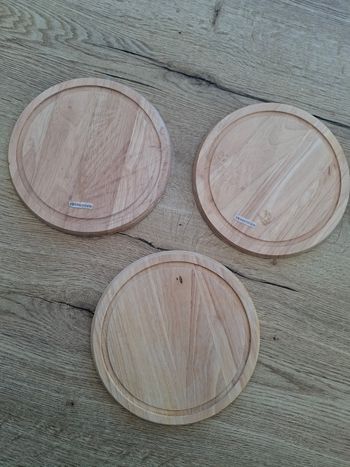 Lot de 3 planches en bois