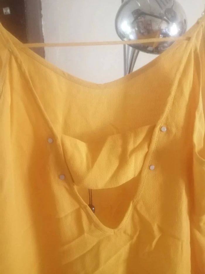 🌸Top à bretelles avec empiècements métal au dos Taille 42 "Cop Copine" Neuf 🌸 - photo numéro 3