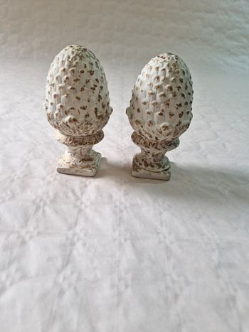 Lot de 2 décoration type pomme de pin