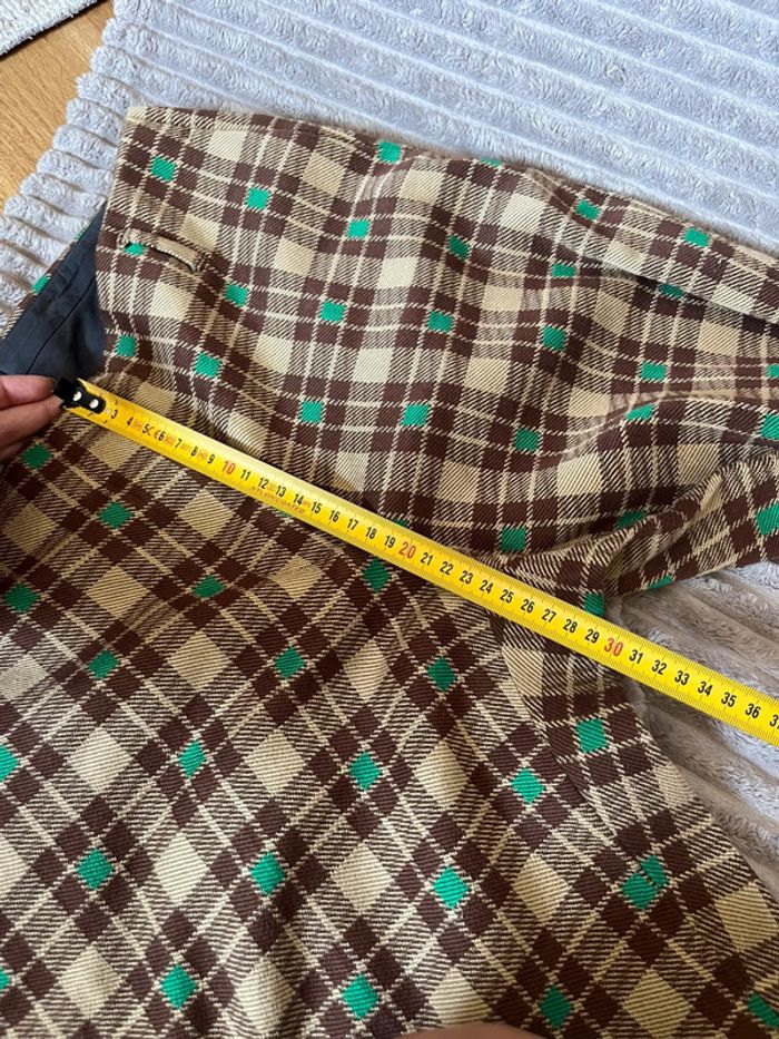 Pantalon à carreaux Dries Van Noten - 100% coton - Taille 38 - photo numéro 9