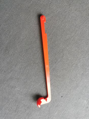 Pièce rouge de jonction Lego ou Playmobil