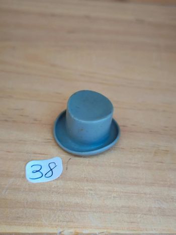 Playmobil 1900 1 chapeau haut de forme gris