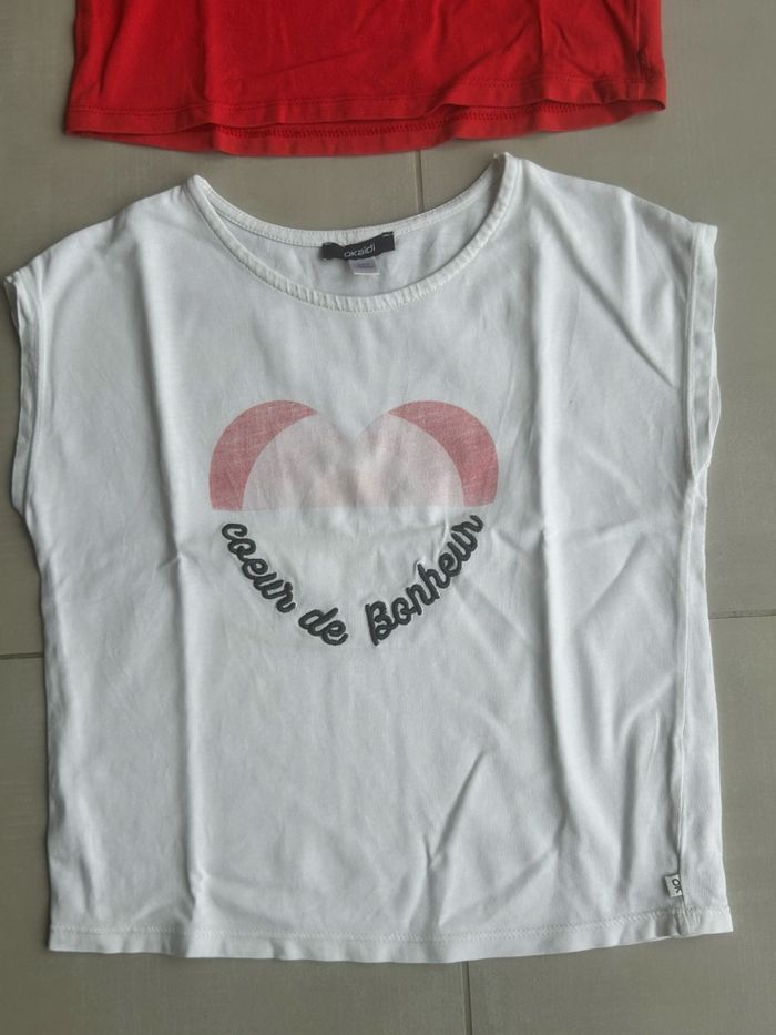 Lot de 2 T-shirts Okaïdi - photo numéro 3