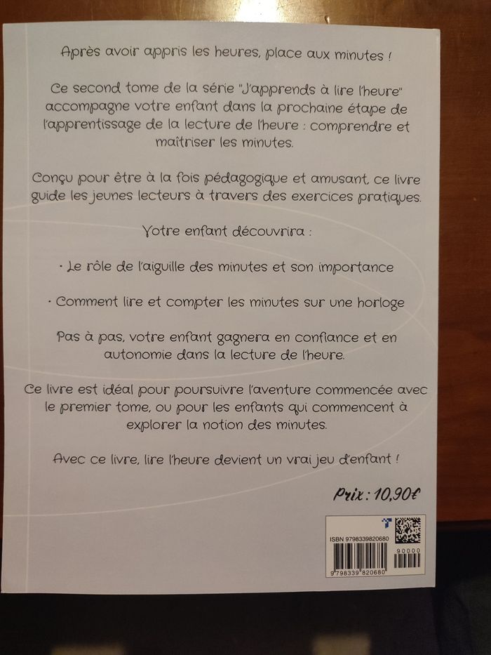 Livre j'apprends à lire les minutes - photo numéro 2
