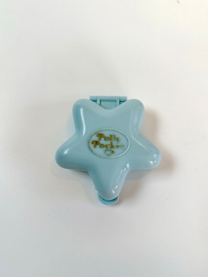 Polly pocket fashion fun 1992 compact étoile bleu - photo numéro 6