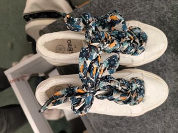 Baskets à beaux lacets