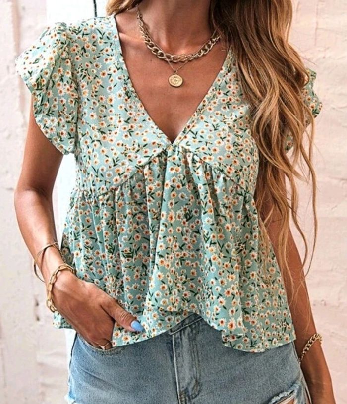 🌷 Magnifique blouse Shein🌷 Taille M - photo numéro 2
