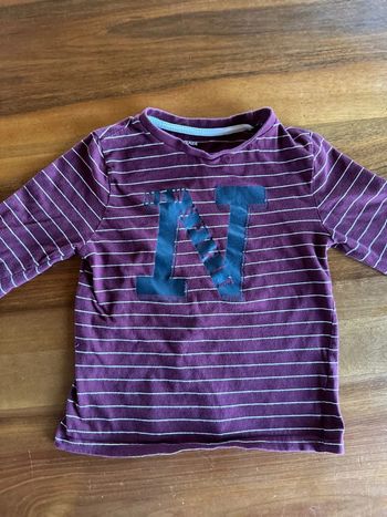 Tee shirt manches longues rayures kiabi garçon 8 ans