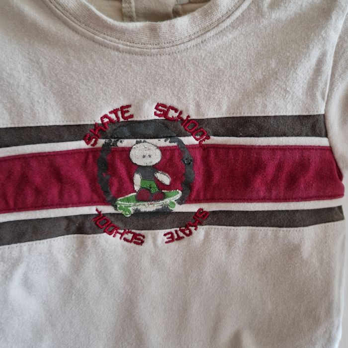 1 an haut beige et bordeau - photo numéro 2