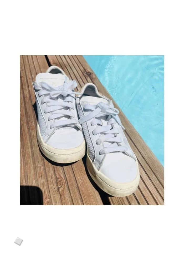 Basket femme blanche adidas - taille 37 - photo numéro 2