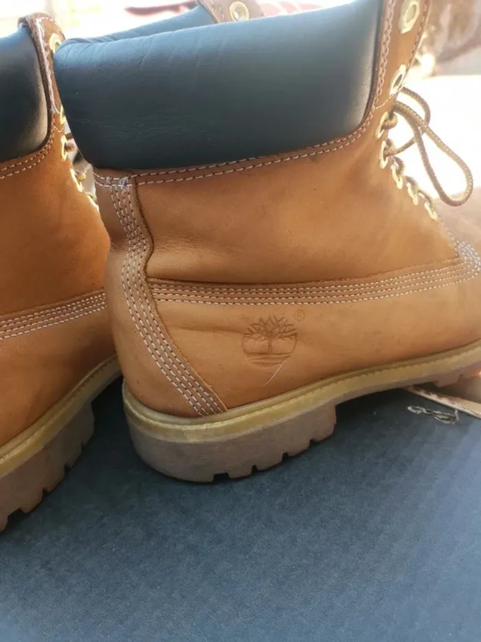 Bottines Timberland Homme Taille 42 - Marron Moutarde - photo numéro 7