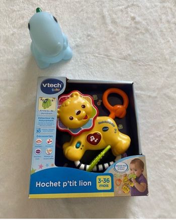 Hochet P'tit Lion VTech (3-36 mois) - Éveil et Amusement Garantis !