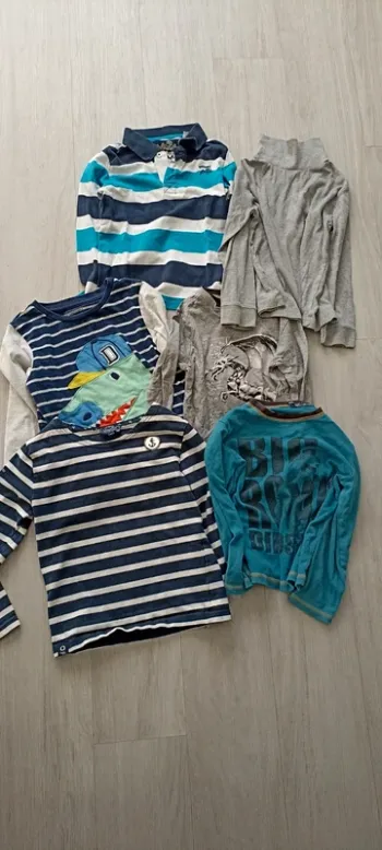 Lot de 6 tee shirt manches longues 6 ans