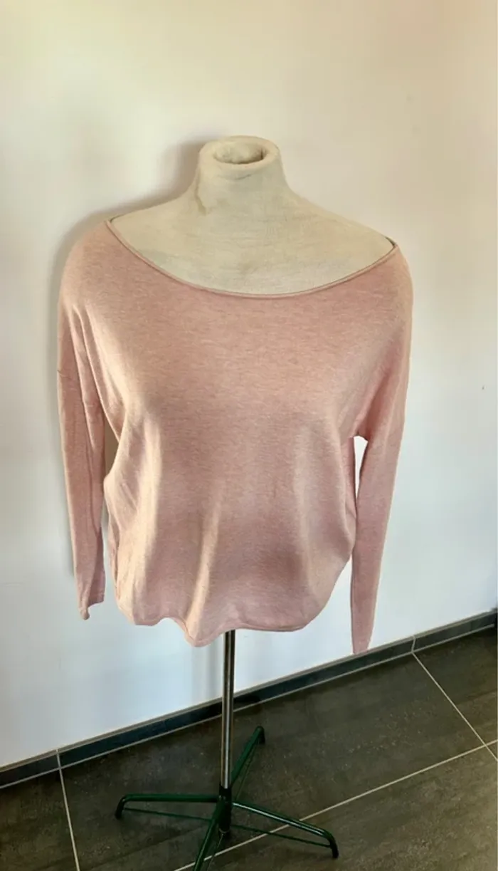 Blouse les Essentiels rose XS-S - photo numéro 2