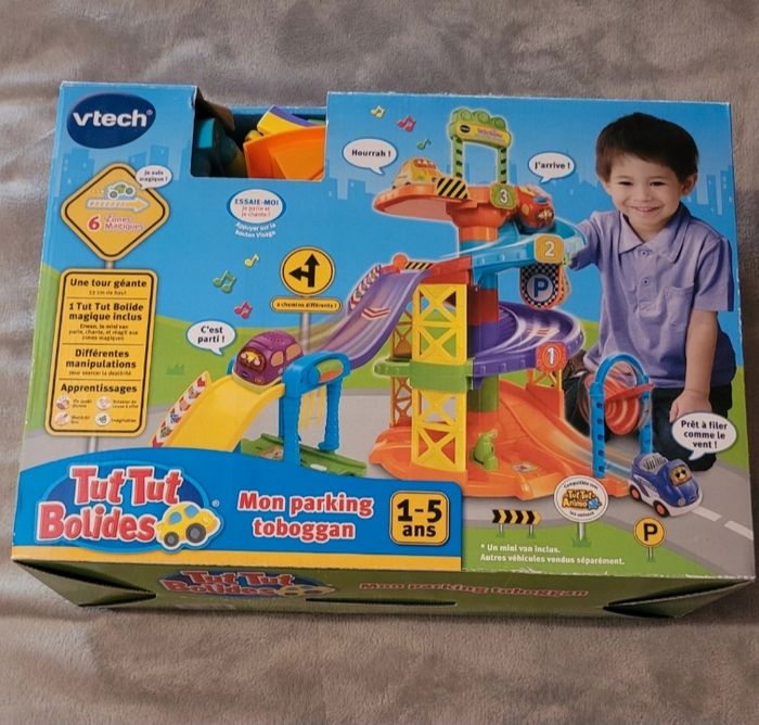 Parking toboggan educatif tut tut bolide Vtech